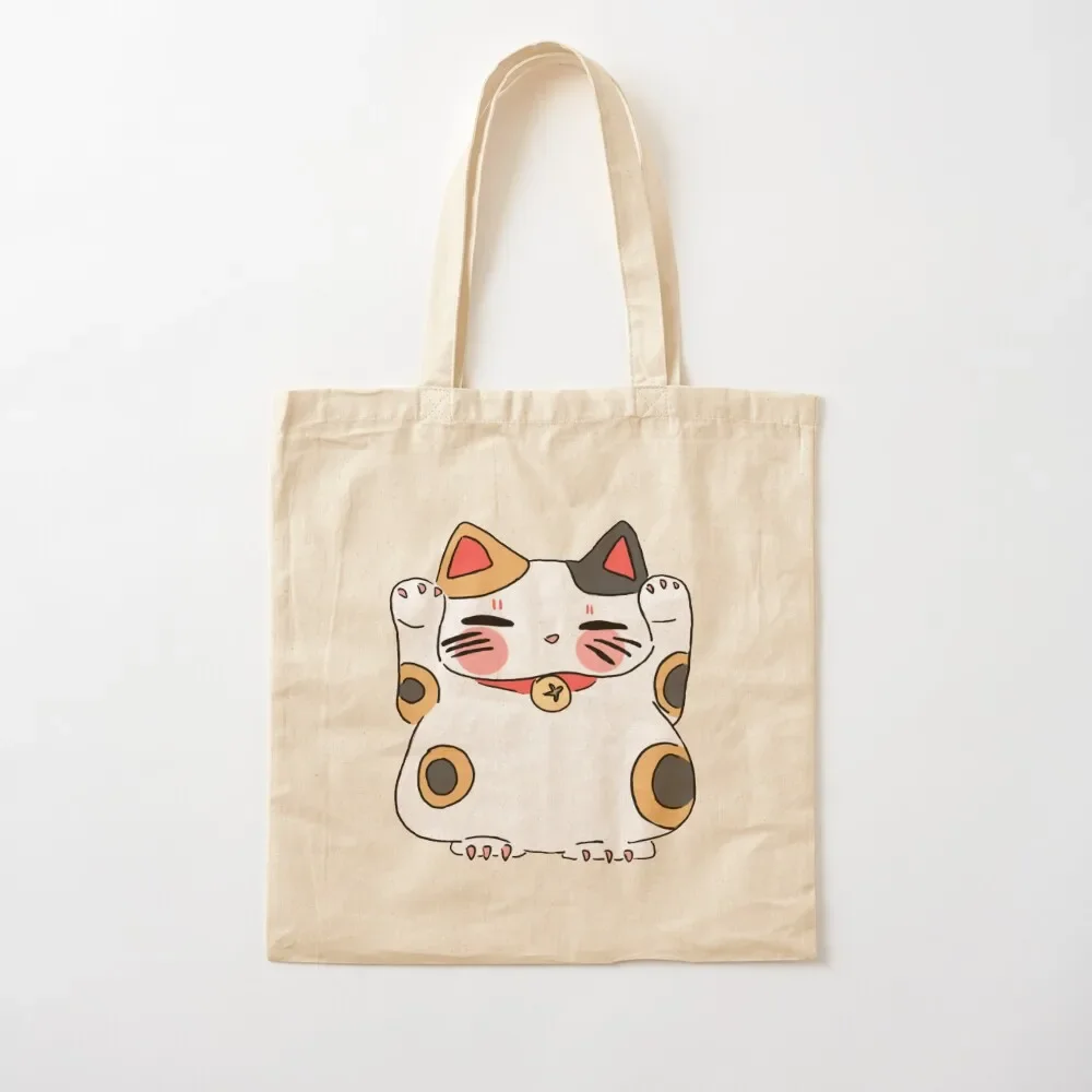 

Chunky Lucky Cat Tote Bag Customizable tote bag Large bags for women bag luxury women