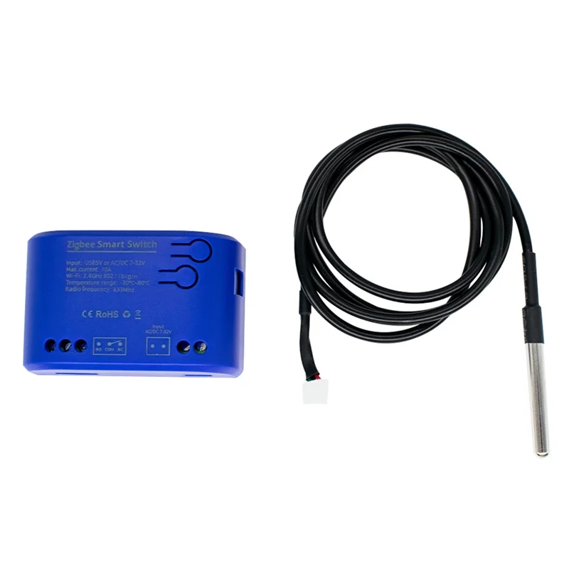 1 Gang Smart Switch Smart Temperature Switch Smart Switch With Temperature Sensor