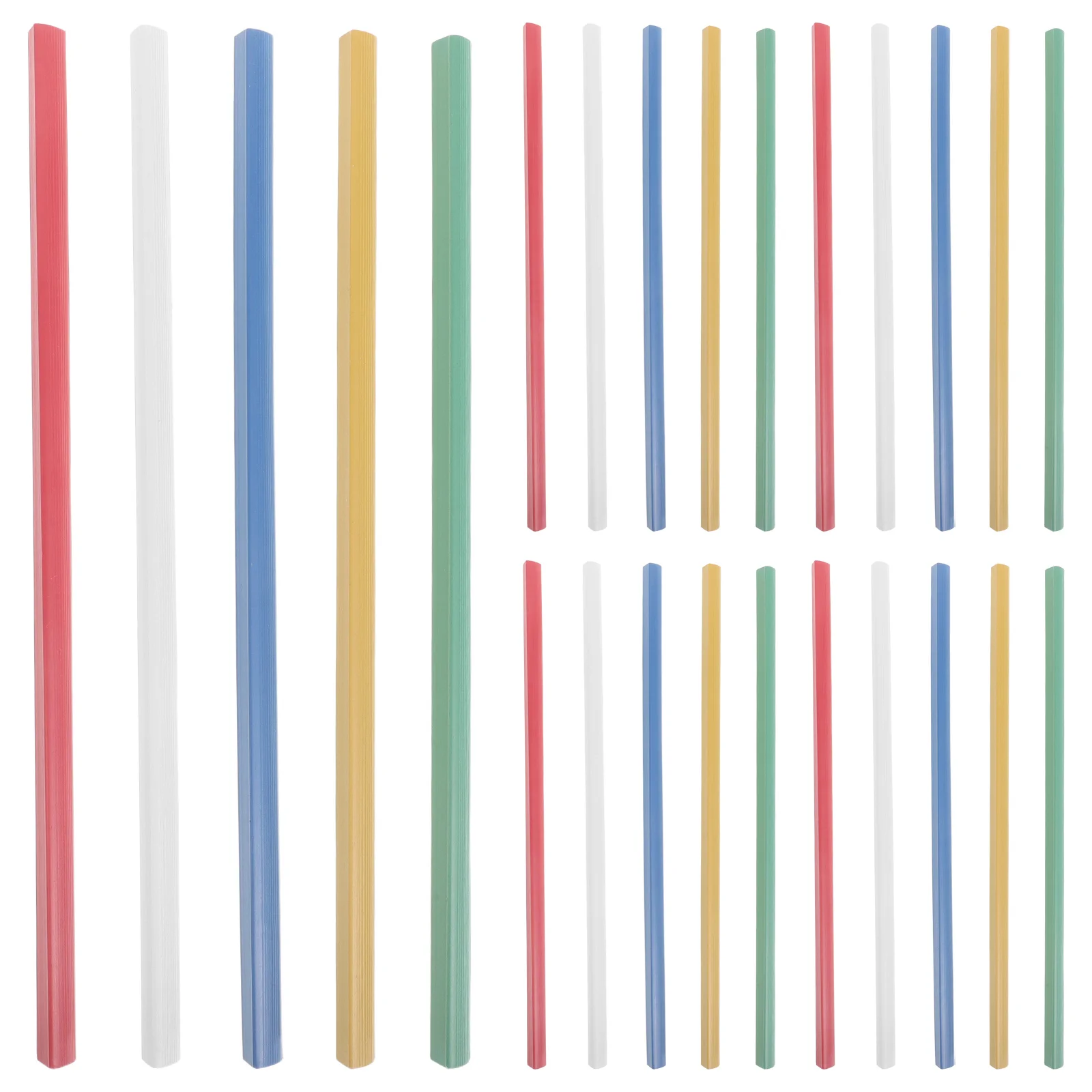 25 قطعة وثيقة الشريحة المشبك ملزمة القضبان ل A4 ورقة تقرير مجلد ملف الموثق انزلاق قضبان مكتب المدرسة ورقة السحابة كليب #5