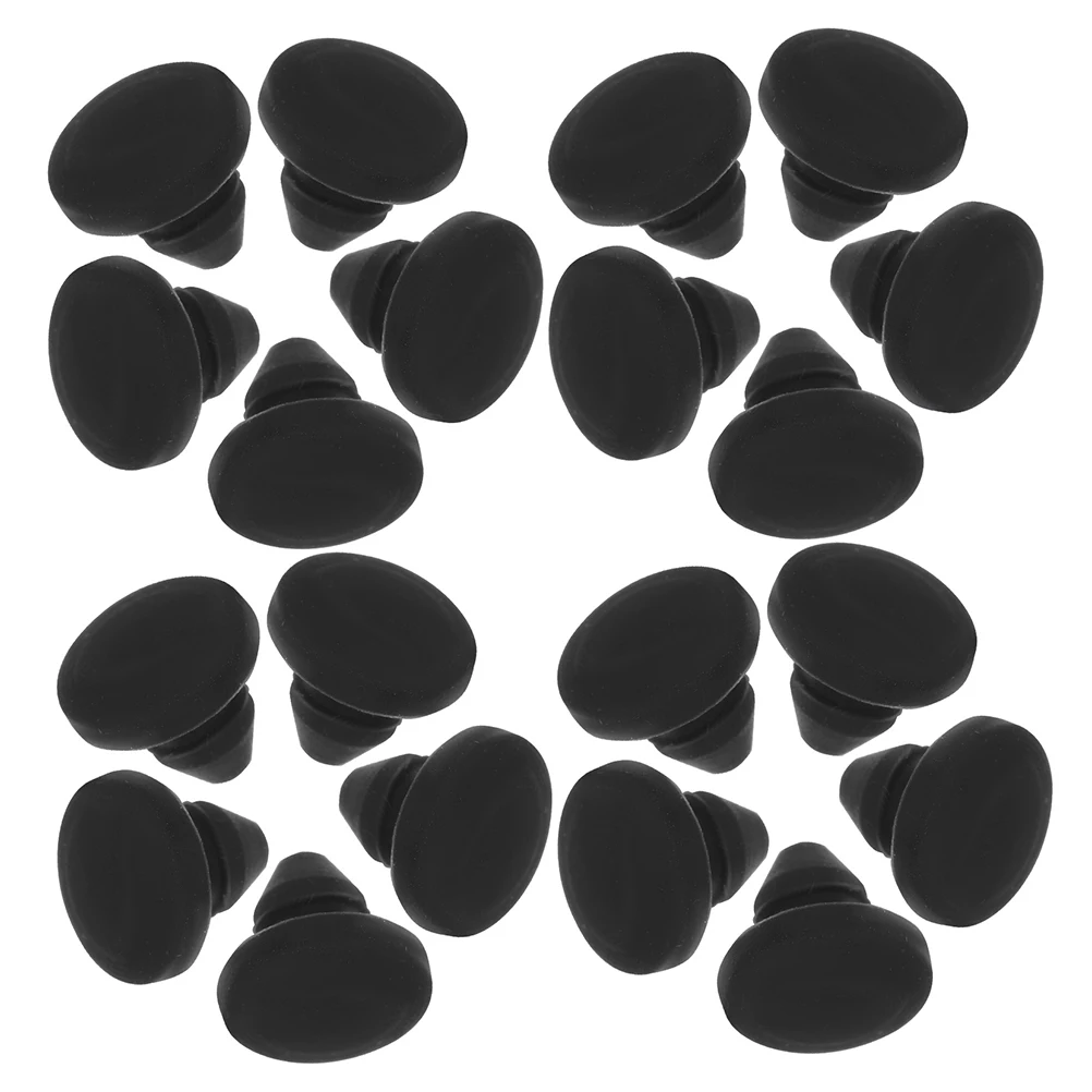 

25pcs Silicone Hole Seal Plugs 10Mm High Temp Resistant Anti-Vibration Dustproof For Oven Furniture Precision Instruments Bumper