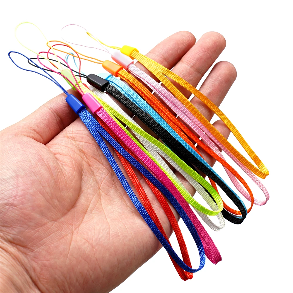 10-20pcs/lot Nylon Keychain Hooks Ropes Card Lanyard Cord For Handbag Bag Phone Jewelry Accessories Making Supplies Crafts