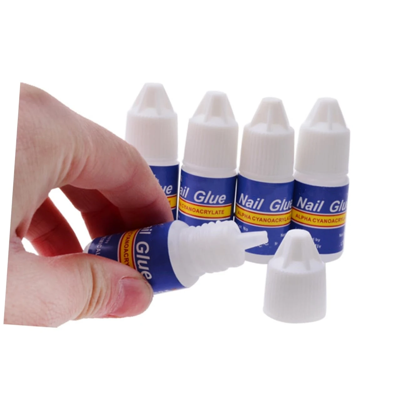 10pcs Professional Nail Glue Rhinestones Nail Glue Stick on Nails Nail Tips Glue Nail Art Glue Press on Nails Glue