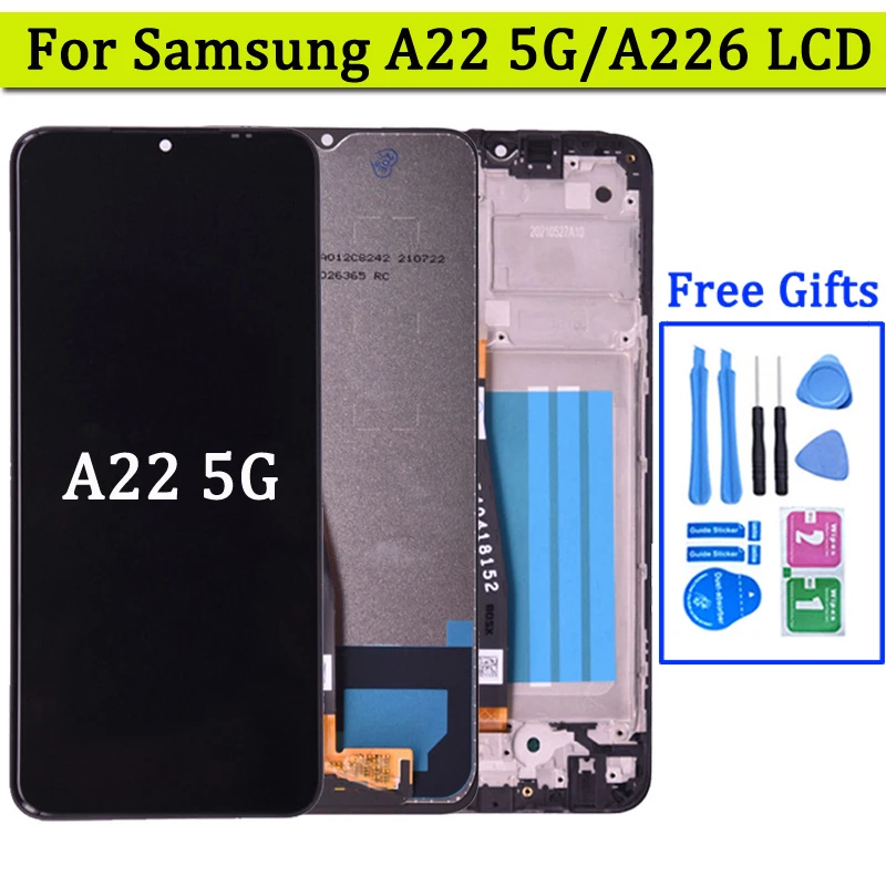 For Samsung A22 5G LCD Display Touch Screen Digitizer Assembly Replacement For A226 A226B SM-A226B/DSN Display