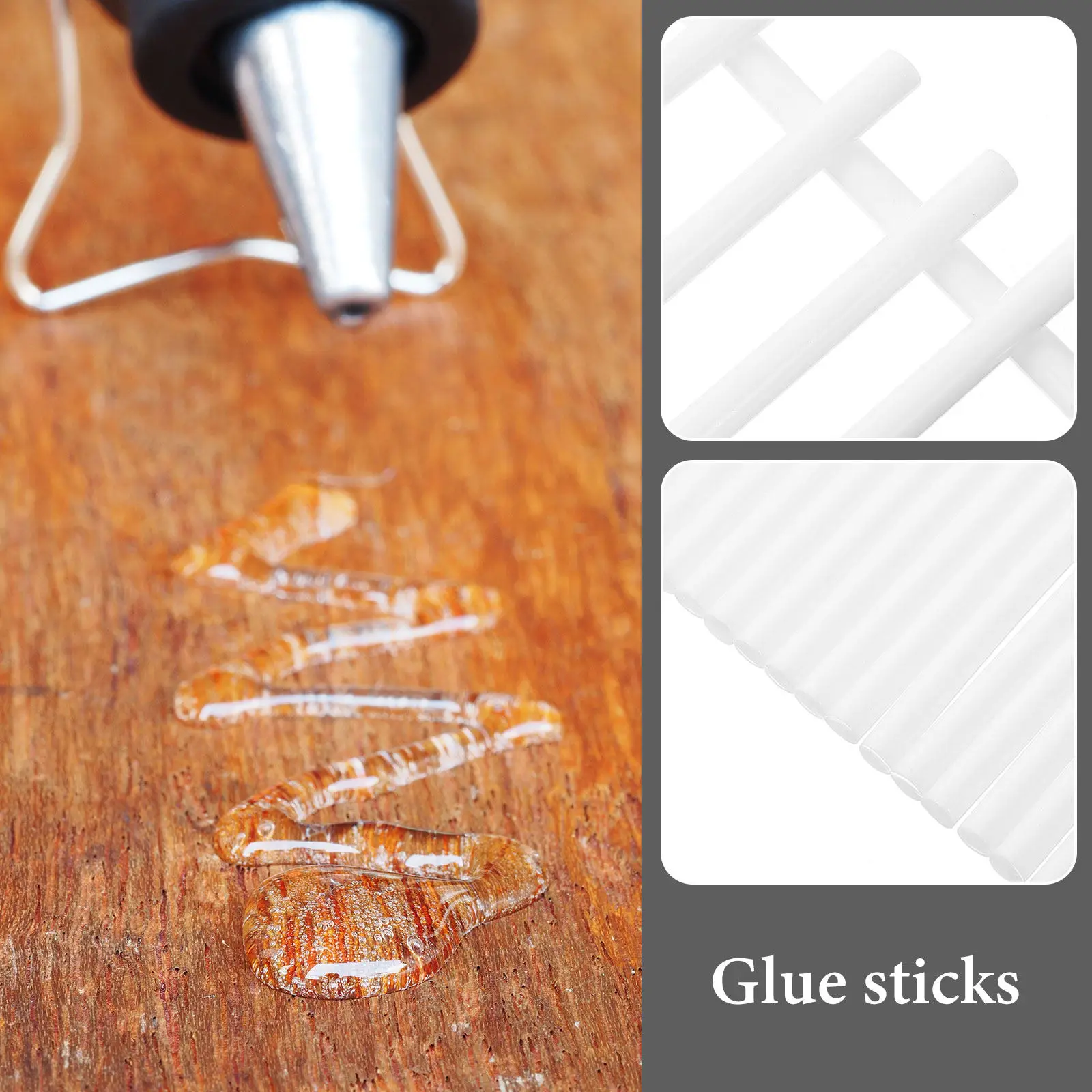 16Pcs Colorful Hot Melt Adhesive Rods Fast Setting High Grip Glue Sticks for Handmade Art Florists Upholstery Boxes Cartons