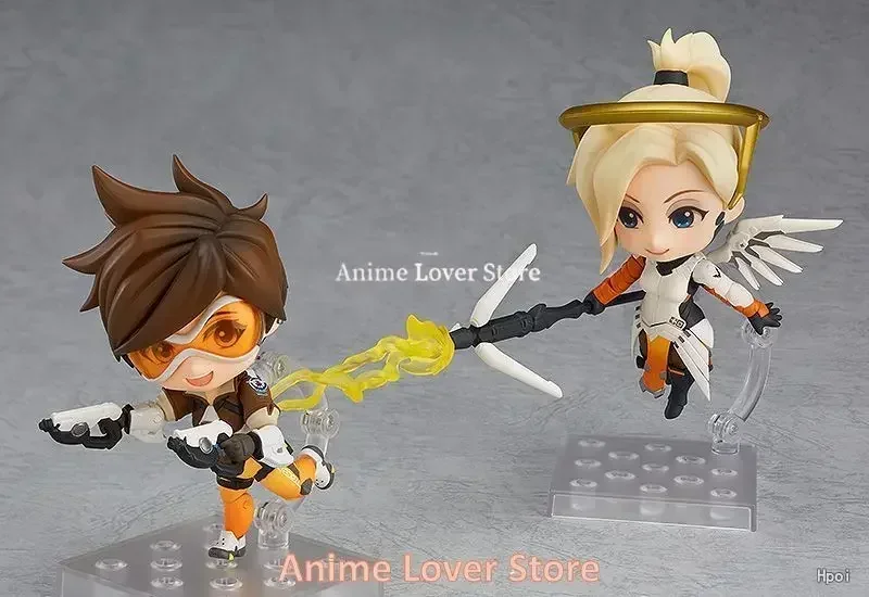 Good Smile Original Nendoroid GSC Overwatch Tracer Cole Cassidy Reaper SOLDIER:76 D.VA Lúcio Mercy Genji Ashe Anime Figures