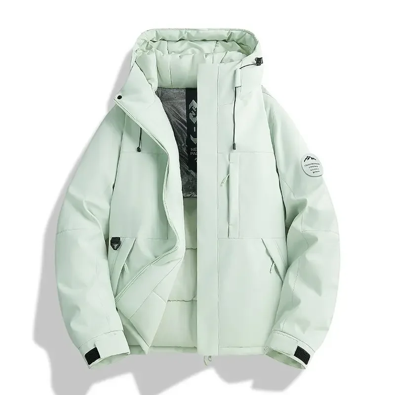 

Утолщенная графеновая женская хлопковая куртка M66188, модная уличная трехстойкая теплая ультракороткая стильная наполнитель из полиэфирного волокна