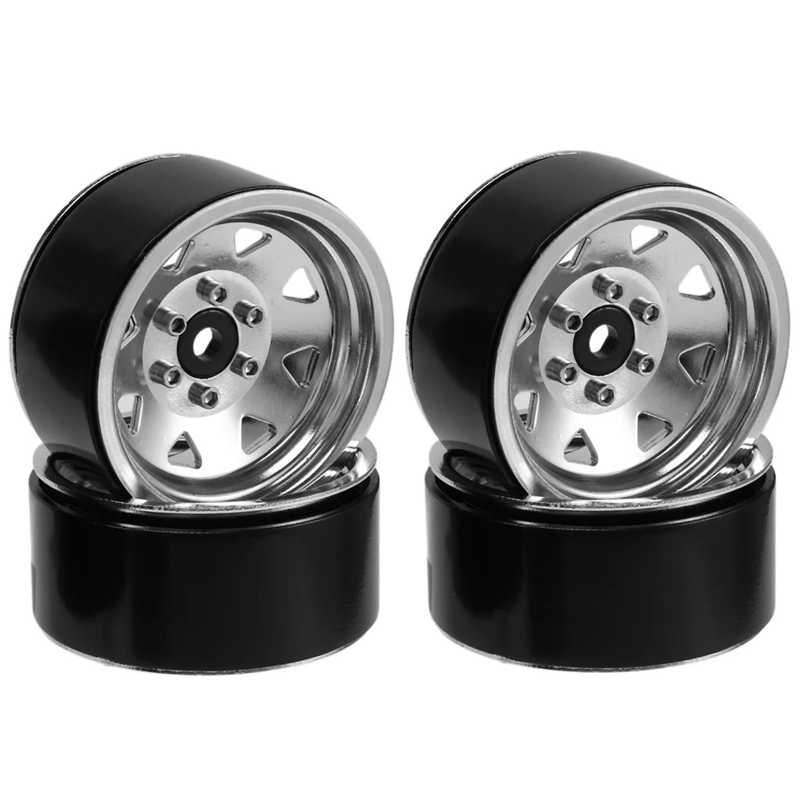 RCXAZ 1.9 Metall-Beadlock-Räder, für 1/10 RC Rock Crawler Axial SCX10 II III 90046 TRX4 Redcat GEN8 MST RGT Traxxas TRX4 RC4WD