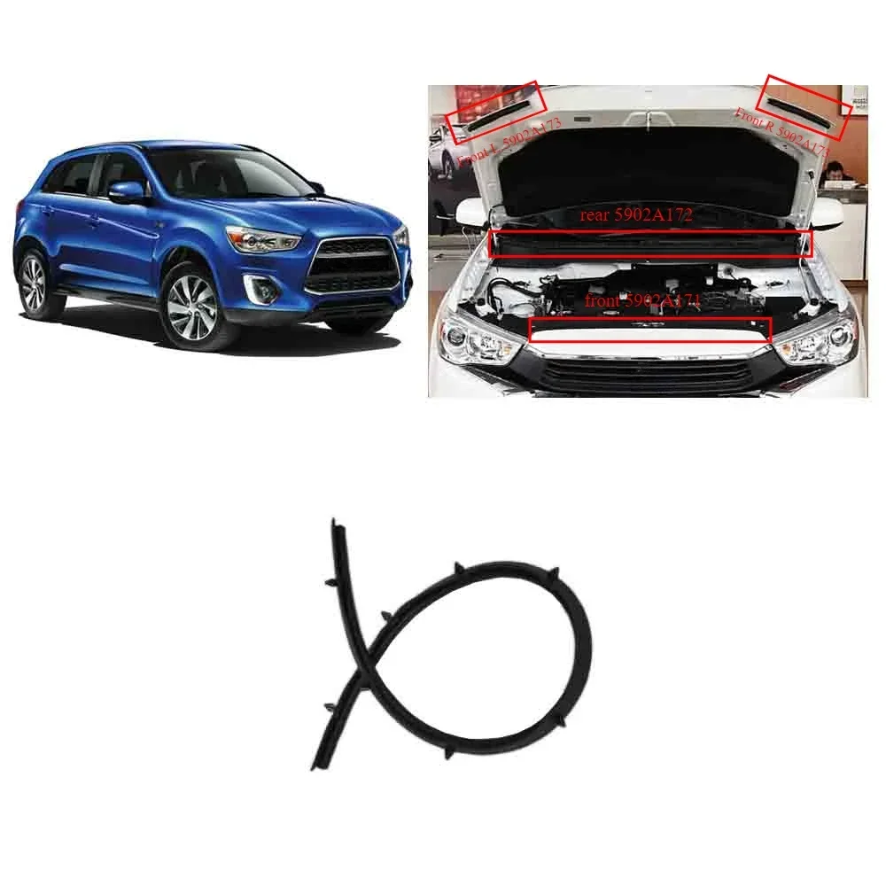 

1 Piece Hood Rubber for ASX Bonnet Rubber Weather Proof Strip Front Cover Sealing Strip Weatherstrip 5902A134 5902A171