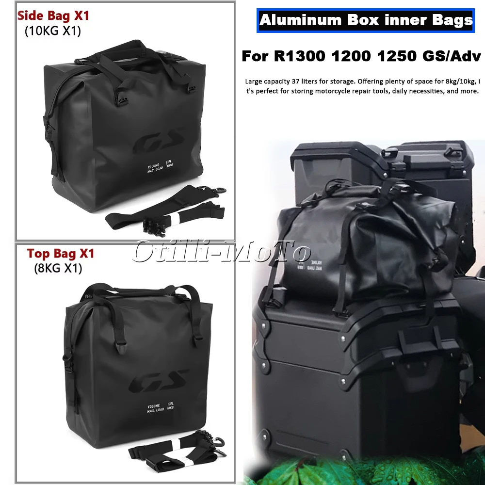 

Новый мотоцикл для BMW R1200GS R1250GS R 1300GS ADV R1300GS Adventure, алюминиевый чехол-вкладыш, водонепроницаемая сумка для багажа, внутренние сумки