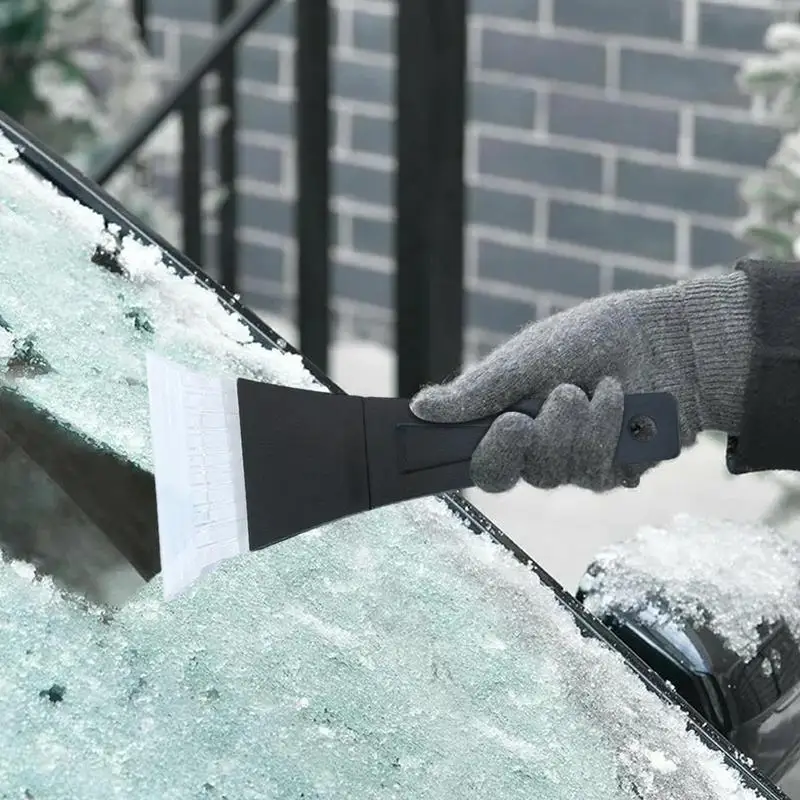 Ice Scraper For Car Windshield Ice Scraper Snow Removal Shovel For Car Ergonomic Handle Multi-Functional Snow Scraper For