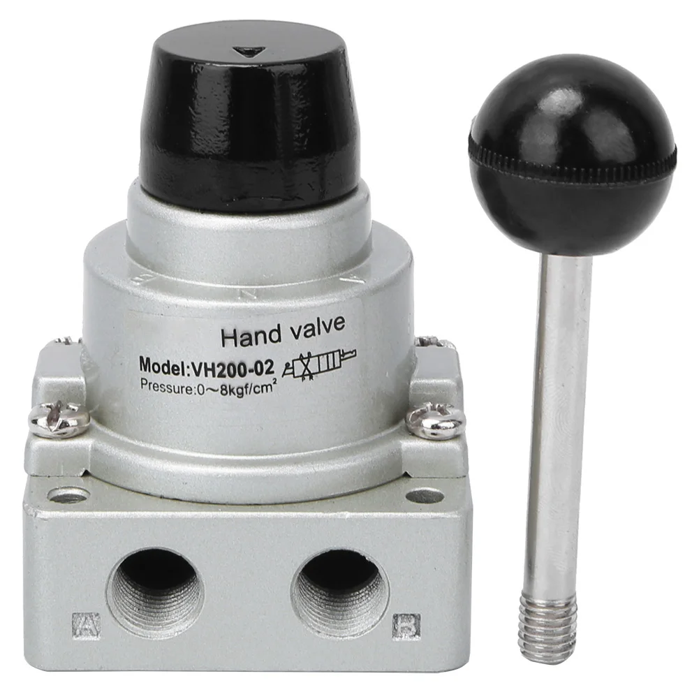 

Рычажный ручной клапан G1/4 дюйма, 3-позиционный, 4-ходовой рычажный ручной клапан, рычажный ручной клапан из алюминиевого сплава длительной обработки, 0-8 кгс/см2