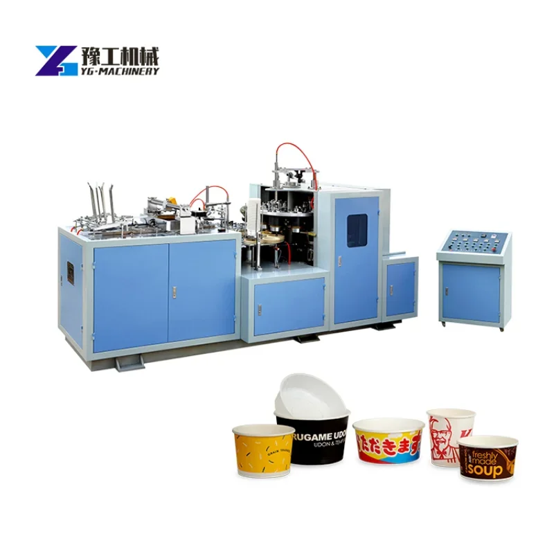 Hot Sale Take Away Paper Bowl Maker Roll Die Cutting Machine Manufacturer Paper Bowl Fan Paper Tea Bowls Forming Production Line