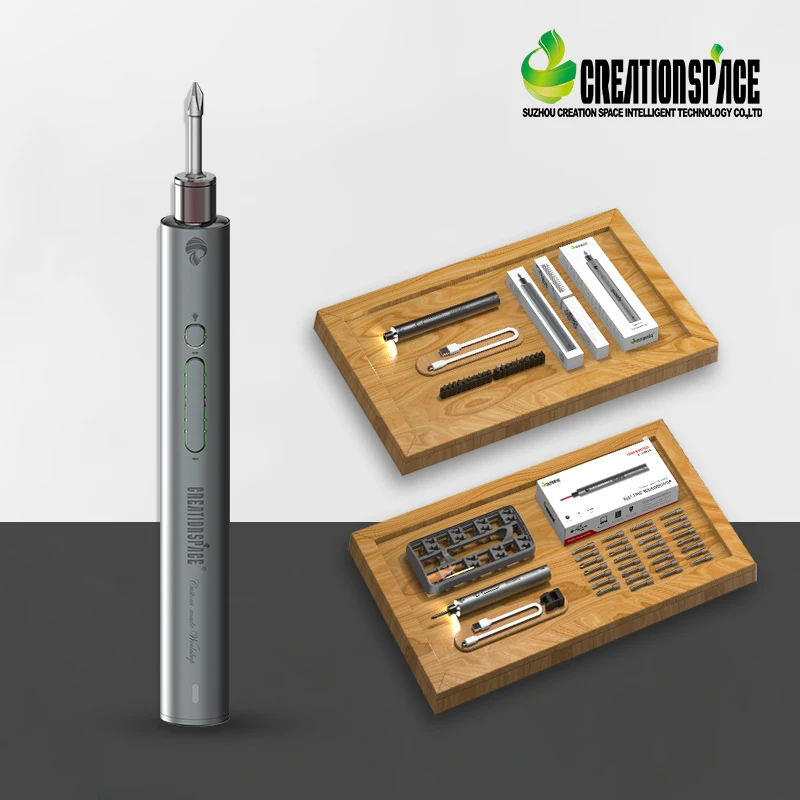 CREATIONSPACE CS019 Adjustable 2000mAh Battery 32 Bits New Electric Screwdriver CS1901A for Cameras and Small Appliances