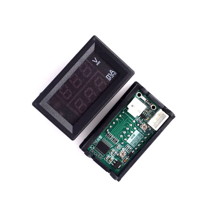 DC 0-100V 10A Digital Voltmeter Ammeter Dual Display Voltage Detector Current Meter Panel Amp Volt Gauge 0.28\