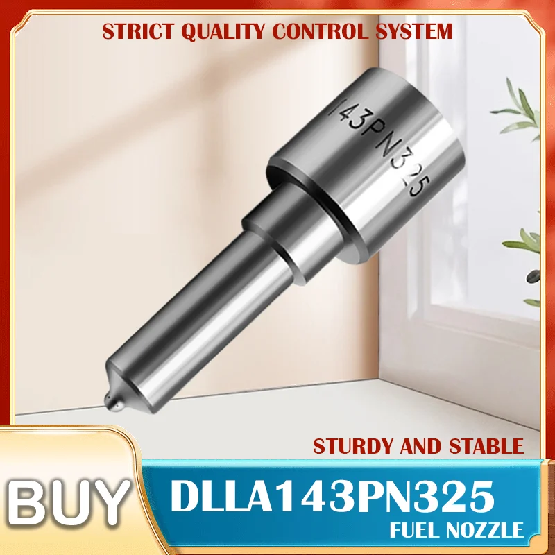 DLLA143PN325 Oil Nozzle DLLA144PN309 DLLA136PN326 Fuel Common Rail Injector Injection Parts Flat Head White Needle XI3024