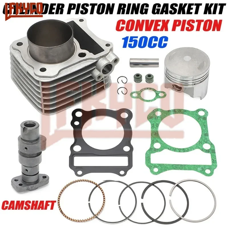 Motorcycle 62mm Engine Parts Cylinder Upgrade Cam Kit 150CC Motor for Suzuki DR-Z125 DRZ125 GN125 GS125 GZ125 TU125 Motoblock