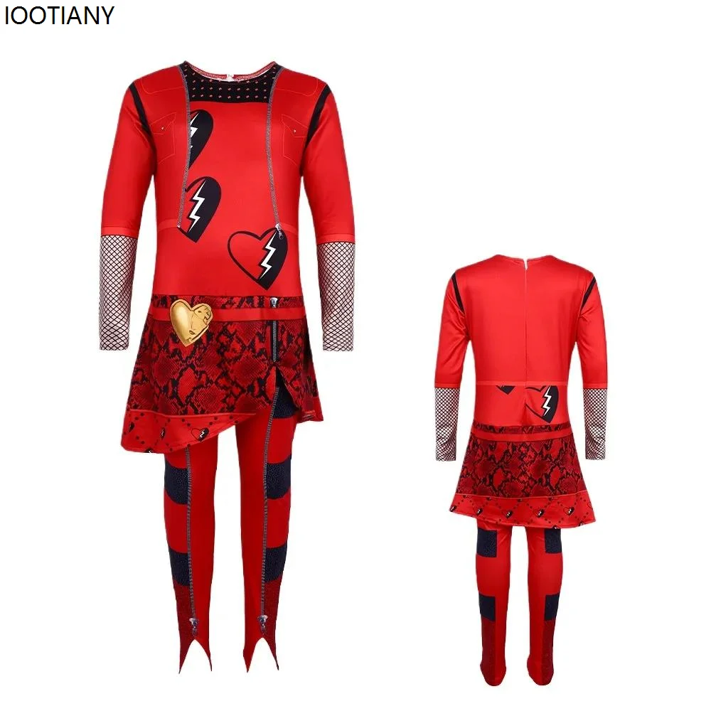 

CosplayCosplay Red Bodysuit Costume Movie Outfit Girls Pink Flying Sleeves Princess Dresses Halloween Carnival Party Jumpsuit Dr