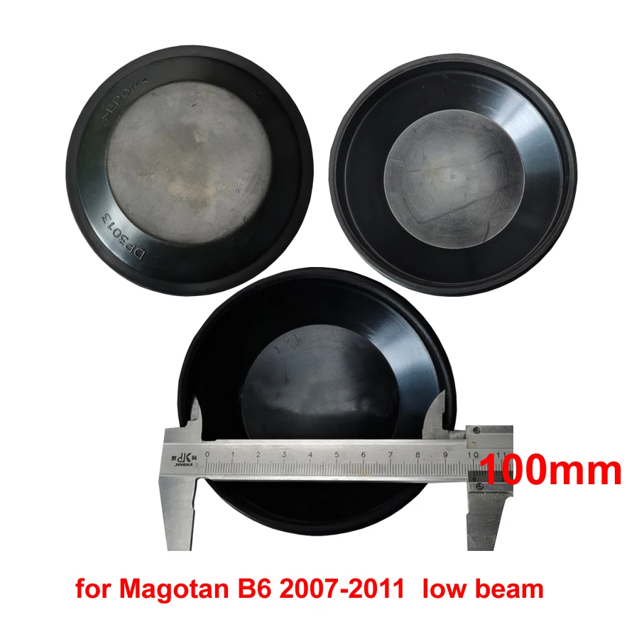 For VW Magotan B6 07-19 Jetta (Sagitar) Low High Beam Rubber Headlight Cover Dust-proof Waterproof Cap 75 100mm 1PCS