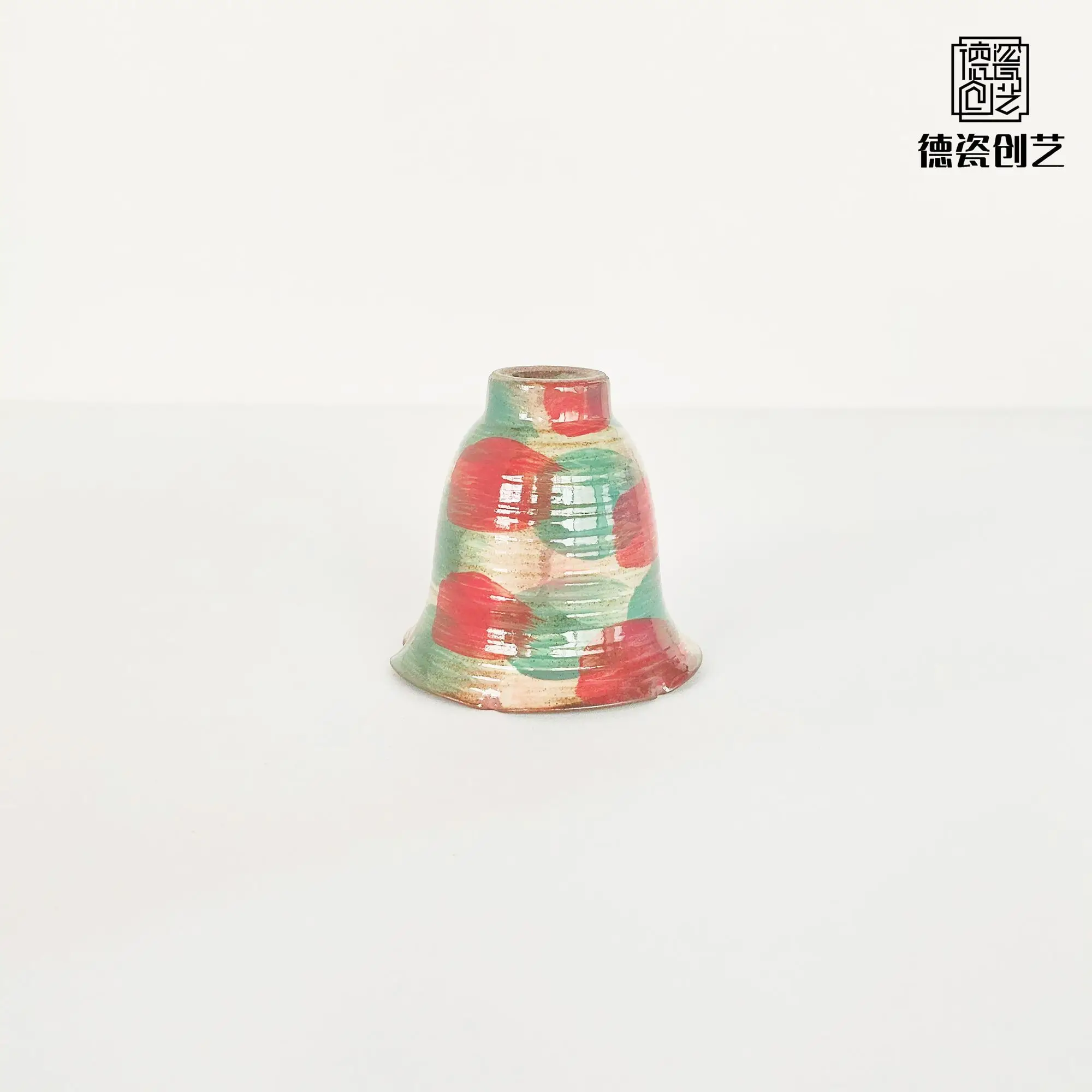 New Handcrafted Ceramic Colorful Ice-Crack Ru Kiln Tea Cup