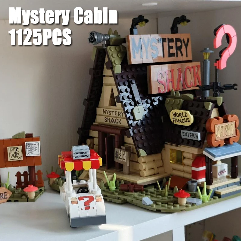 

1125PCS Mystery Cabin Building Blocks Sets Shack Street View Model MOC Ideas Bricks DIY Educationl Assembly Toys Gifts For Gifts