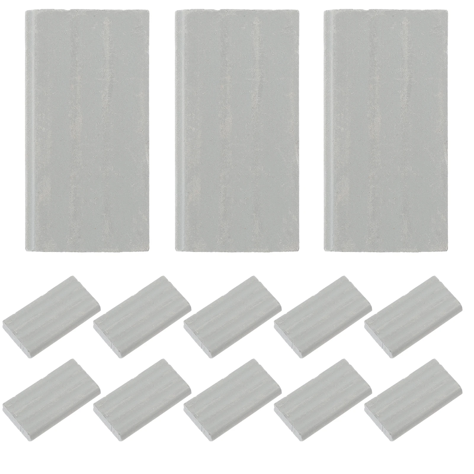 50 Stück Simulationsziegel-Mini-Blöcke, vielseitige Verwendung für Sandtisch und verschiedene Bastelarbeiten, Mini-Steine, Miniaturmodelle