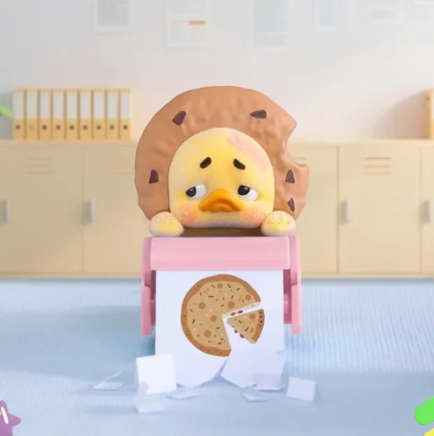 جديد UpsetDuck Hipper سلسلة الفينيل صندوق أعمى حالة عرض بطة أنيمي لطيف الشكل دمية زخرفة عيد الميلاد عيد ميلاد فتاة هدية