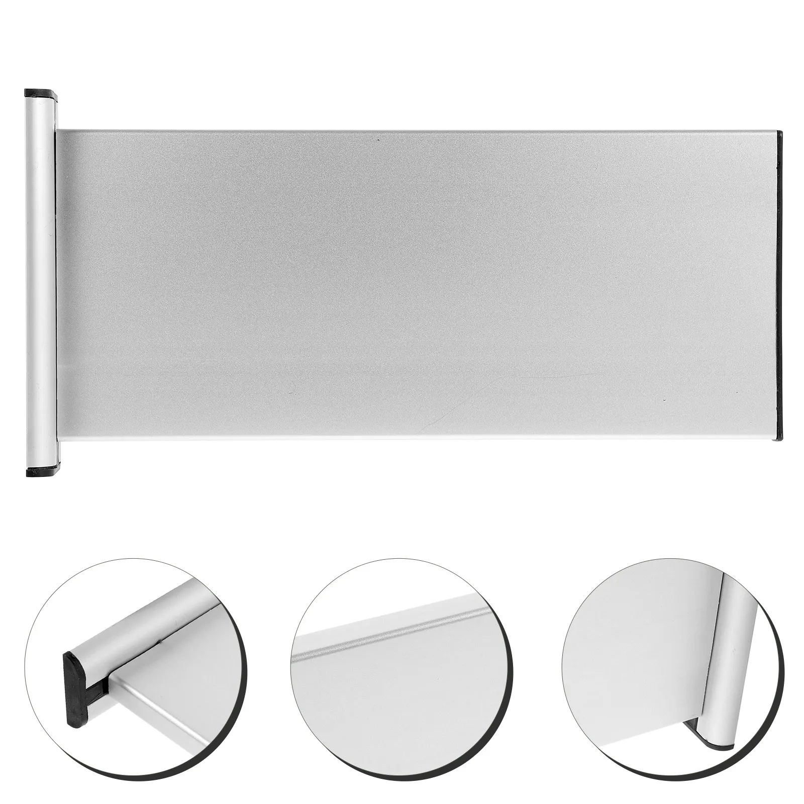 Double-Sided Blank Aluminum Alloy Name Plate for Office Door Wall Coffee Shop Garden Party Personalized DIY Sign Plate Metal