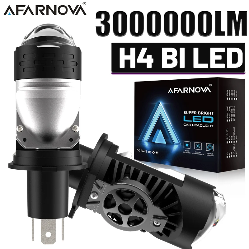 

3000000LM H4 светодиодная лампа для проектора с Canbus 3000 Вт 6000 К дальнего/ближнего света для автомобиля и мотоцикла IP68 светодиодные автомобильные аксессуары
