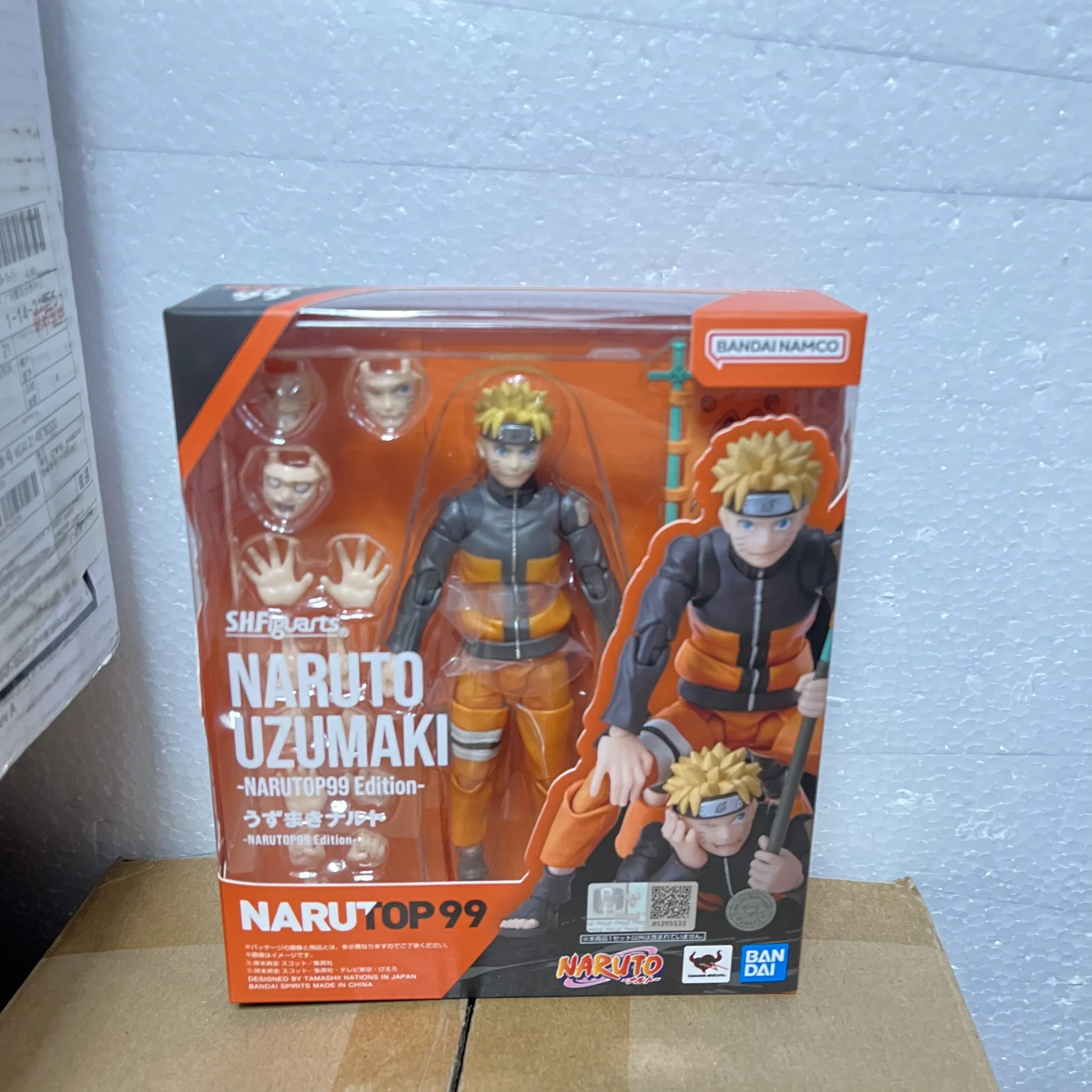

Original BANDAI S.H.Figuarts Naruto P99 Edition Naruto Uzumaki Anime Figure Toys SHF PVC Model Collction Birthday Gift