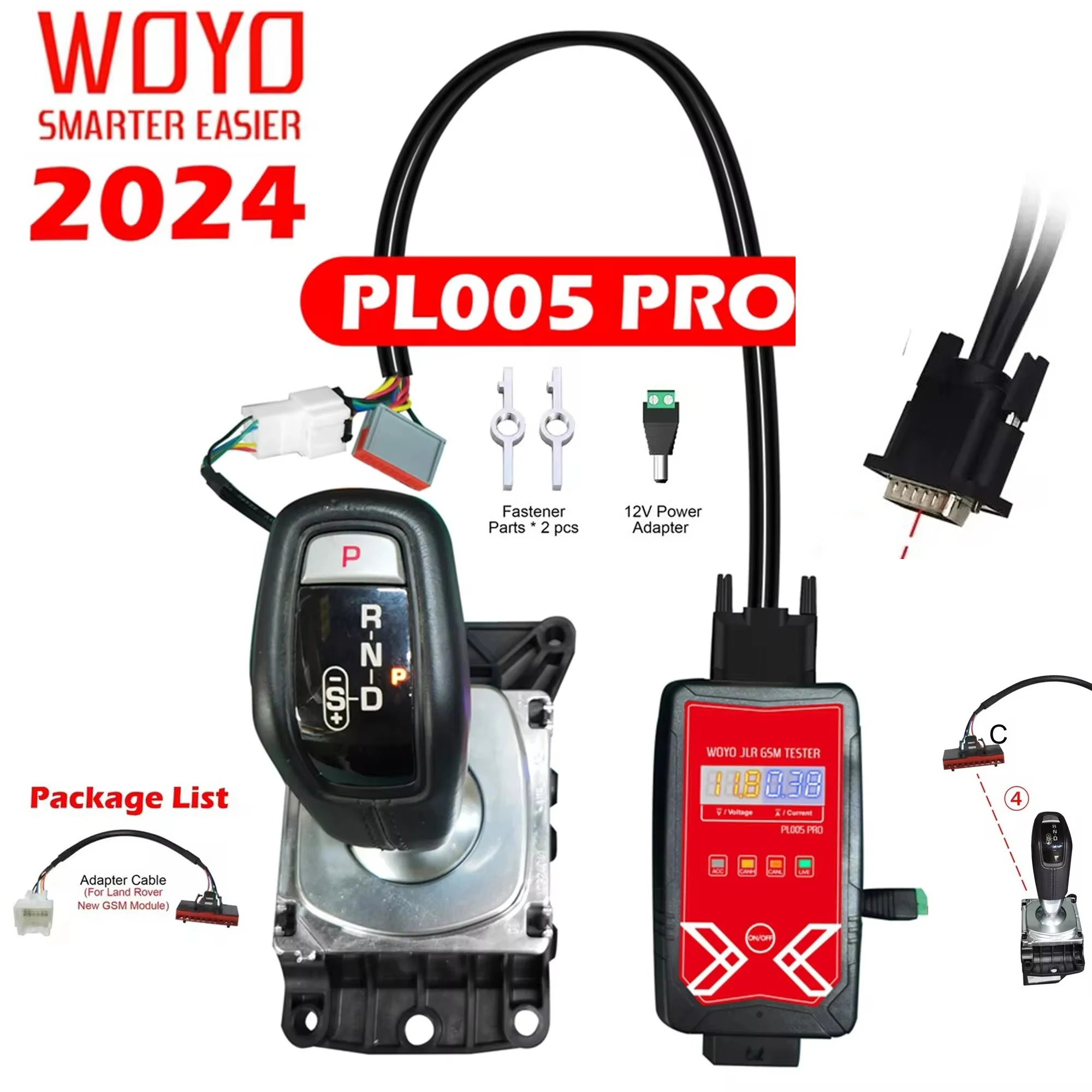 WOYO PL005 PRO Connect Automotive Diagnostic Scanner Shift Gear Module GSM Tester For Land Rover & Jaguar Transmission