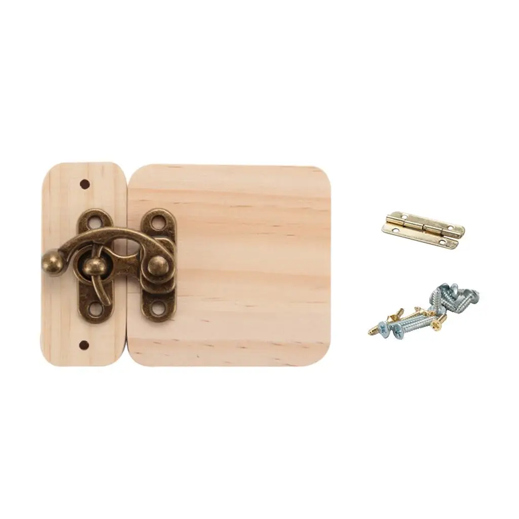 Montessori Busy Board DIY Lock Latch Puzzle Preschool Teaching Aids Eduacational Toys Door Board Toys for 1 2 3 4 Year Old Kids