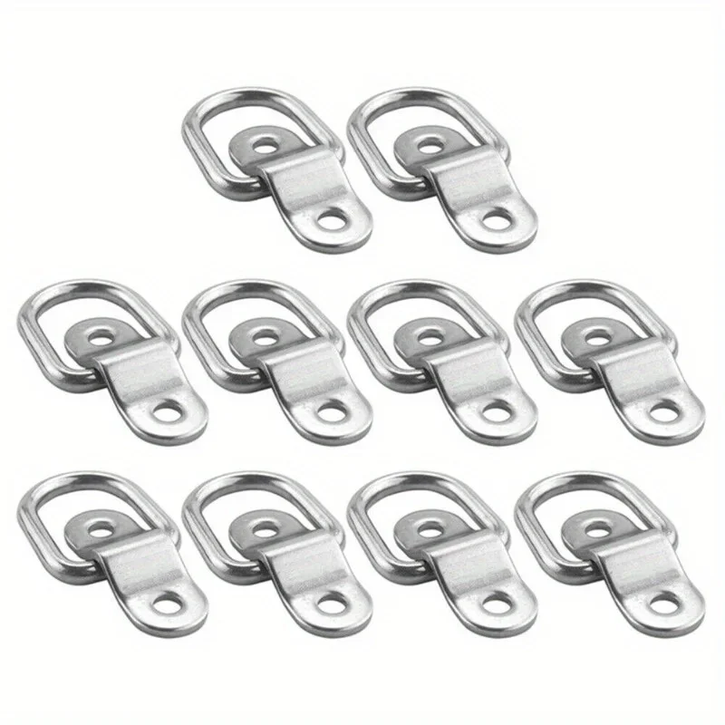 D-type pull ring buckle door buckle fastener cargo trailer anchor point D-type ring fastening buckle truck hook trailer pull