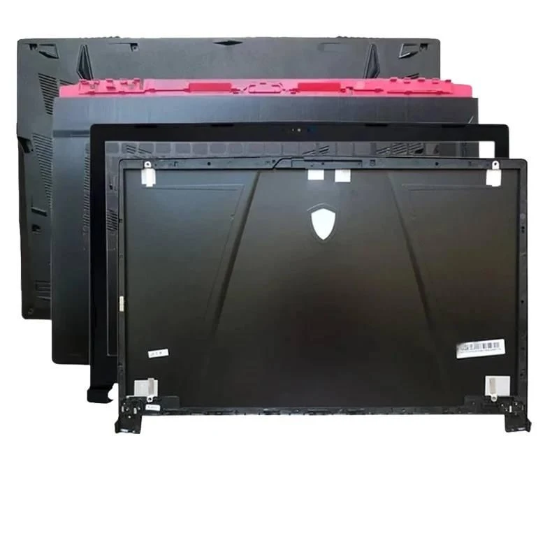 For MSI GE73 VR 7RF MS-17C1 17C3 17C5 17.3 Inch LCD Back Cover Bezel Hinge Palmrest Bottom Full Set Replacement Accessories