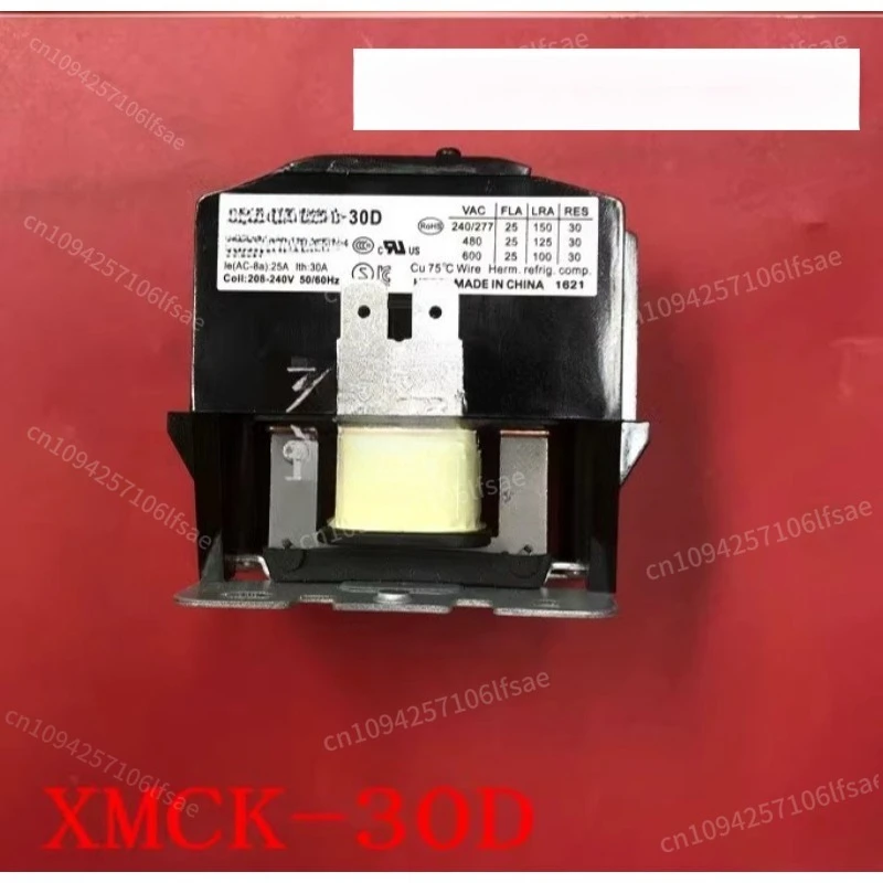 

The XMCK-30D AC contactor is suitable for single-phase air conditioning with busbar relay