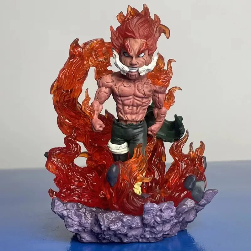 

10cm Anime figure Naruto G5 Gai Anime doll car chassis display a boy gift