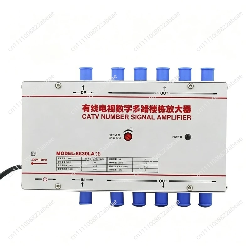 For 8630LA10 8630LA12 Household Cable TV Signal Amplifier Analog Digital Enhanced Divider 1 IN 10 OUT 1 IN 12 OUT