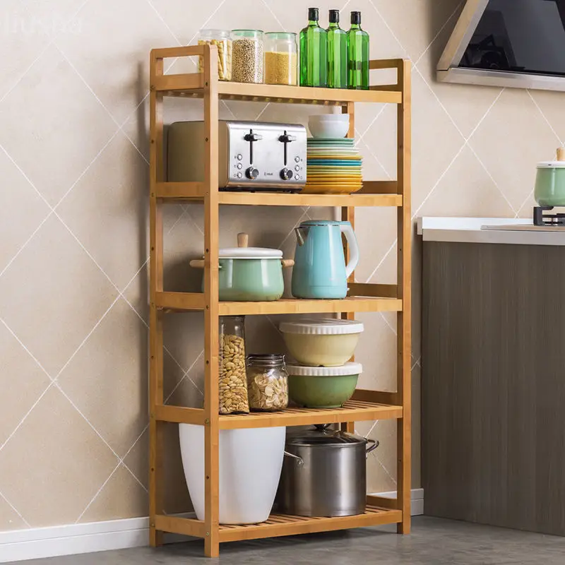 

Kitchen storage shelves for floor bookshelf simple living room flower stand toilet bathroom bedroom storage shelf shelves