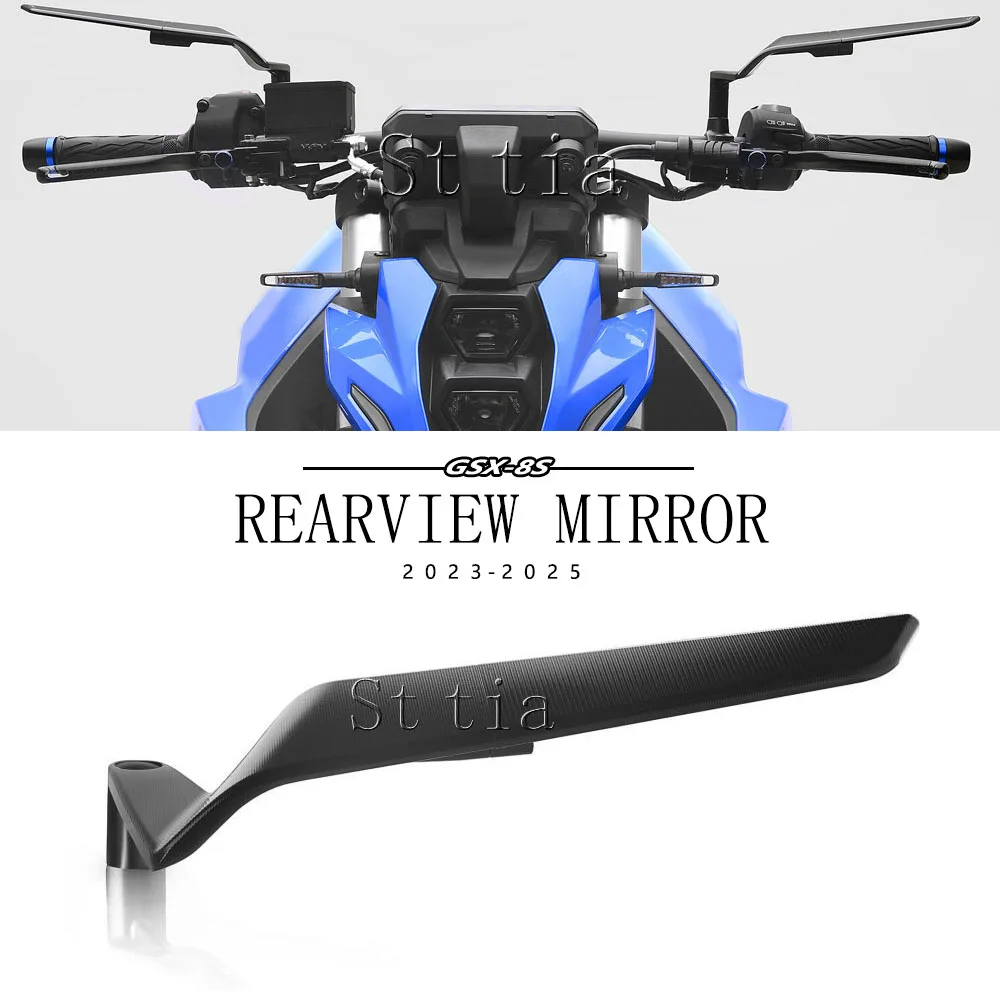 

New Motorcycle Rearview Mirror Adjustable CNC Aluminum Mirror Wind Wing Mirrors For SUZUKI GSX​-8S GSX 8S GSX8S 2023 2024 2025