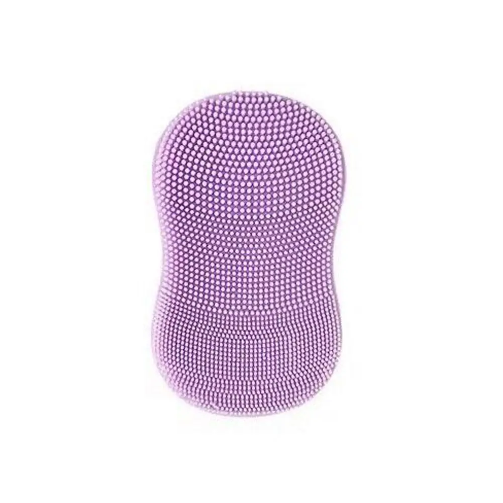 Mini Finger Face Wash Brush Soft Hair Silicone Brush Clean Nose Remove Wash Face Cleansing Brush with Massage Pores Makeup G9C3