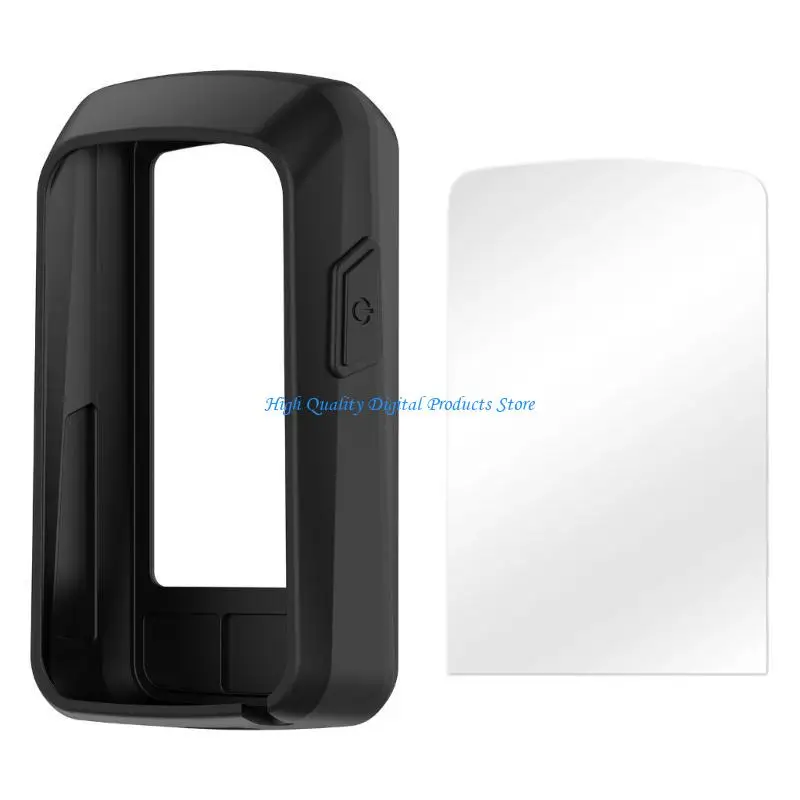 U2JE Cycling Accessory Silicone Cover With Screen Film Lightweight Guard For ELEMNT Bolt 3 Navigation Computer
