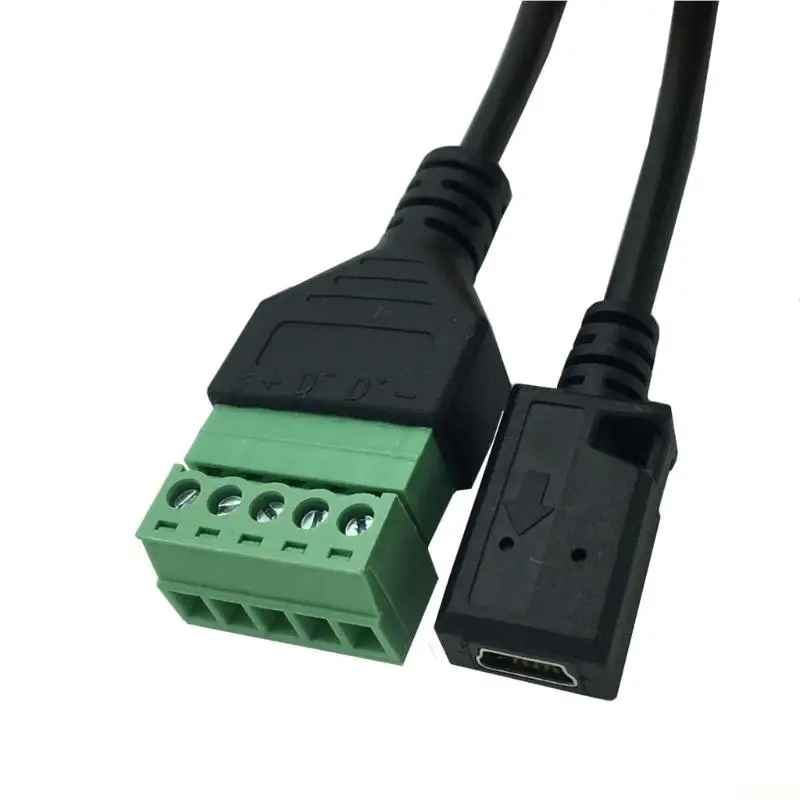 B03F Mini USB 5Pin To 5Pin Terminal Adapter Cable Not Needed Welding Perfect For DIY Circuits Home Entertainment Systems