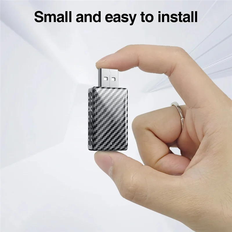 

-RRKK For OEM Wired Carplay Carbon Fiber Shell 2In1 Wireless Carplay Android Auto Plug And Play
