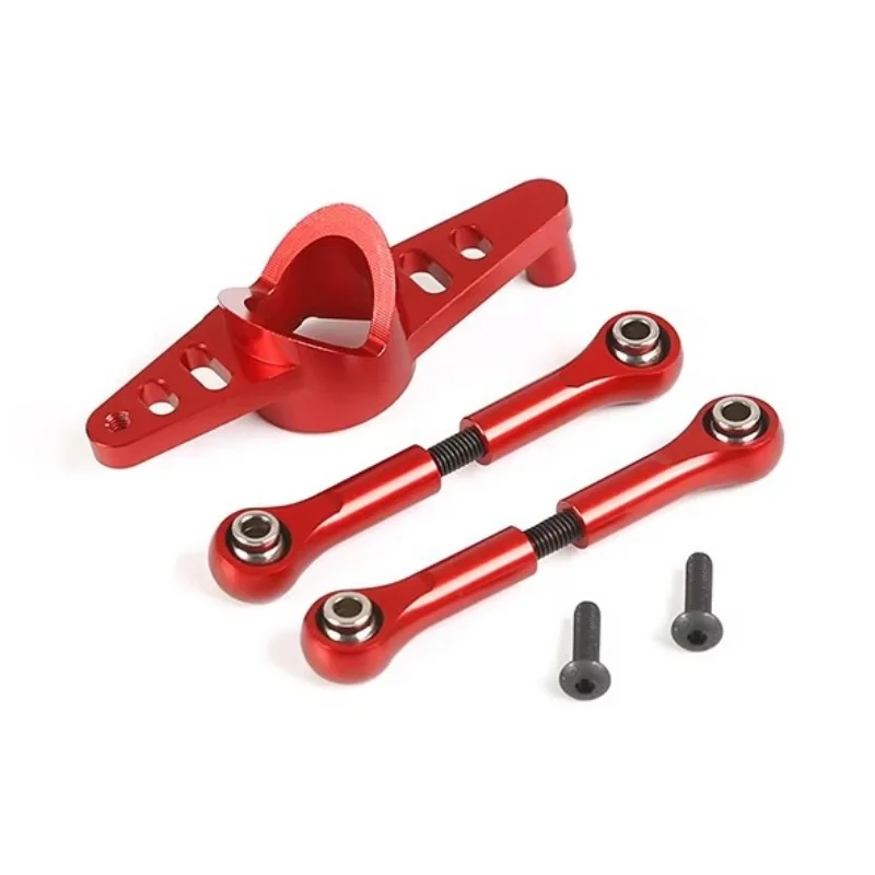 CNC Double Aluminum Push-Pull Steering Kit for Rovan LT LOSI 5IVE-T 4WD Truck