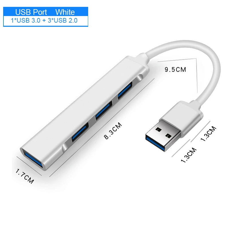 USB C HUB 3.0 Type C 3.1 4 USB Port Multi Splitter cable Adapter OTG For Lenovo Xiaomi Macbook Pro 13 15 Air Pro PC Computer