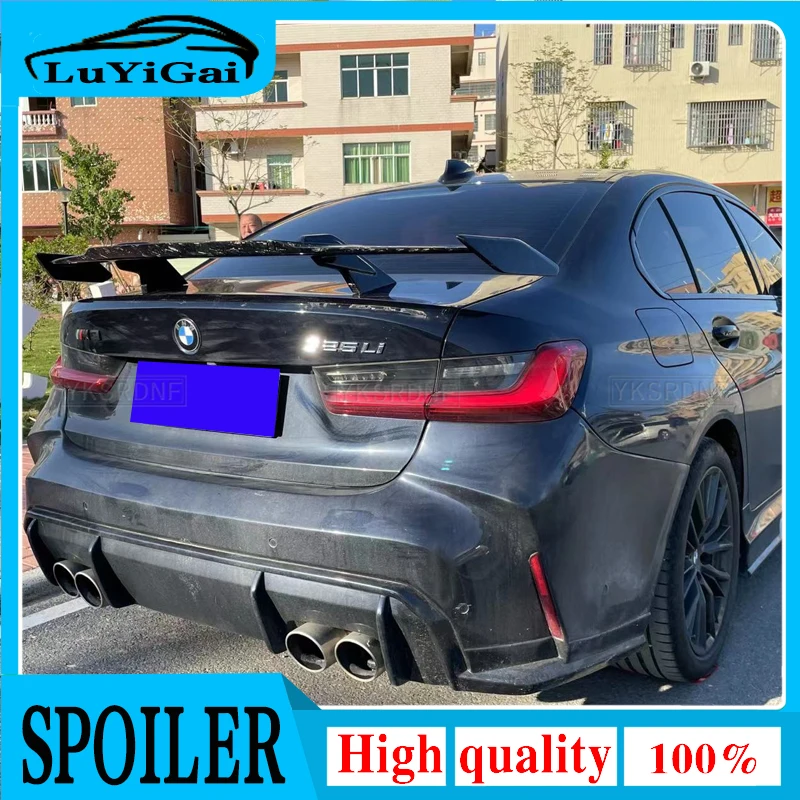 For BMW G30 G90 M5 G20 G80 M3 G22 G82 M4 2018-Up GT Forging Carbon / Carbon Fiber Performance Trunk Highkick Trunk Spoiler Wing