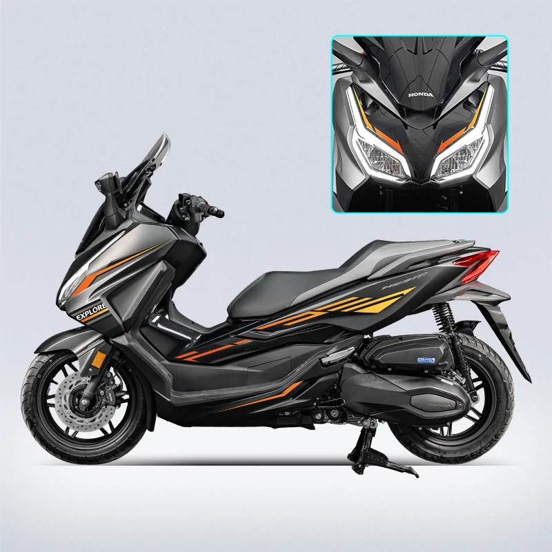 Used For HONDA FORZA 350 2023 Years Bike Accessories Paint Parts Area Pattern Decoration Decals Motorcycle Fairing Stickers Kits