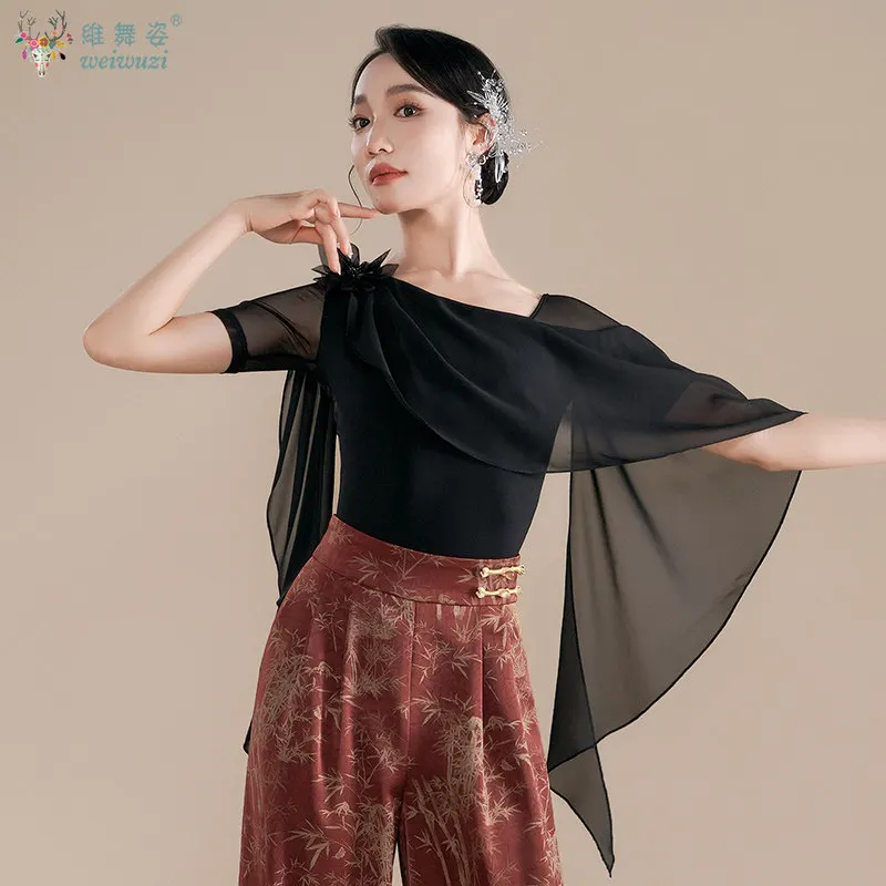 

Ballroom Modern Dance Practice Tops Bodysuit Women Rumba ChaCha Dancewear Stage Professional Costume Latin Tango Dancing Wear