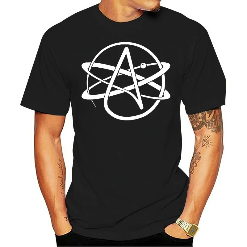 Men T-shirt Short Sleeve Atheist Symbol FSM Pastafarian Religion Graphic Tee Plus Size