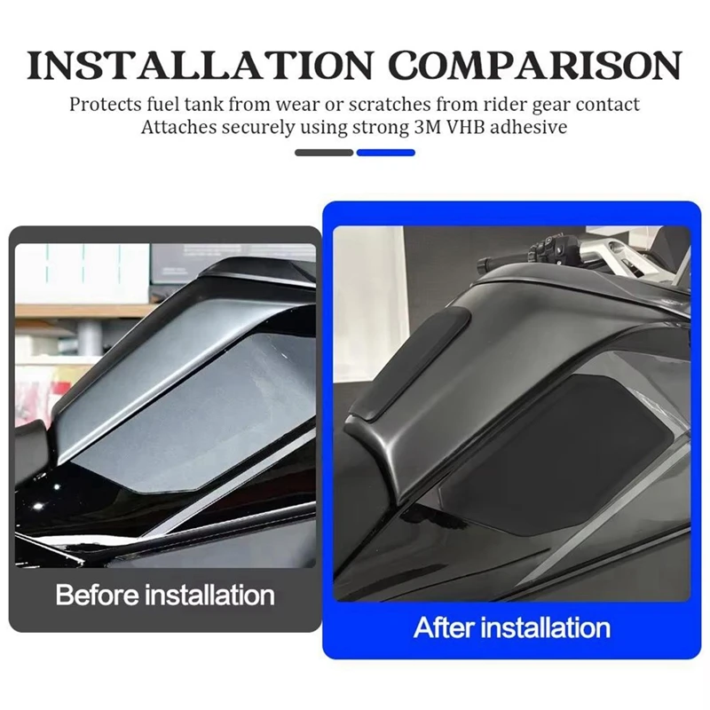 Super Sale Tank Pads Tank Protector Motorcycle Stickers Decal Gas Knee Grip Traction Pad for BMW R 1300 RT R1300RT R 1300RT 25-2