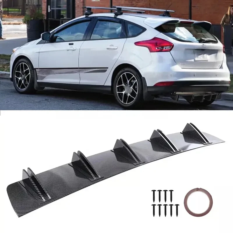 

Wholesale Carbon Fiber Rear Diffuser Lip With Spoiler Fins Fit Focus ST RS Mod Parts